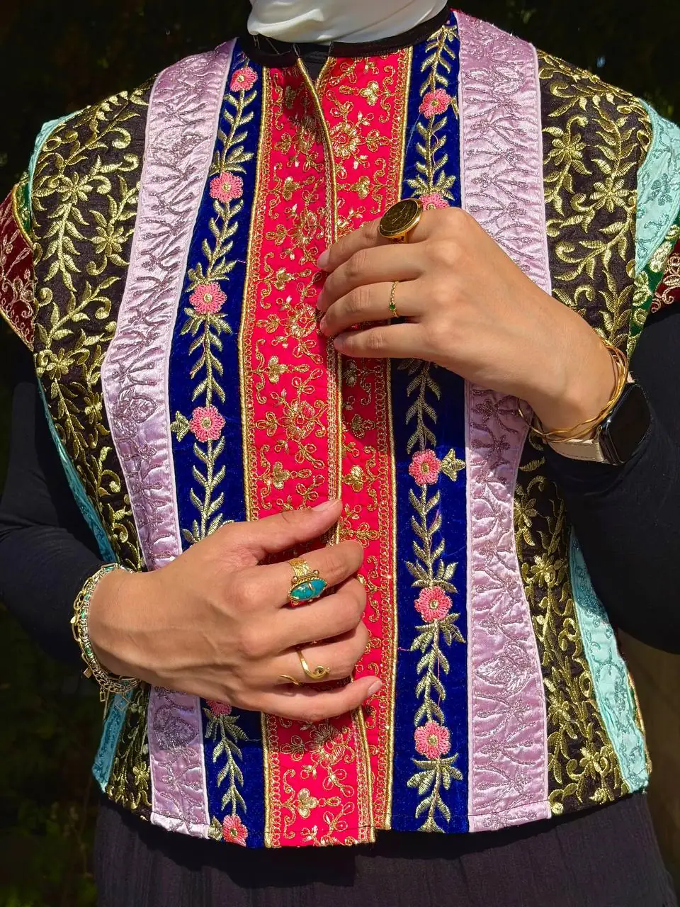 Kaleidoscope Embroidered Vest